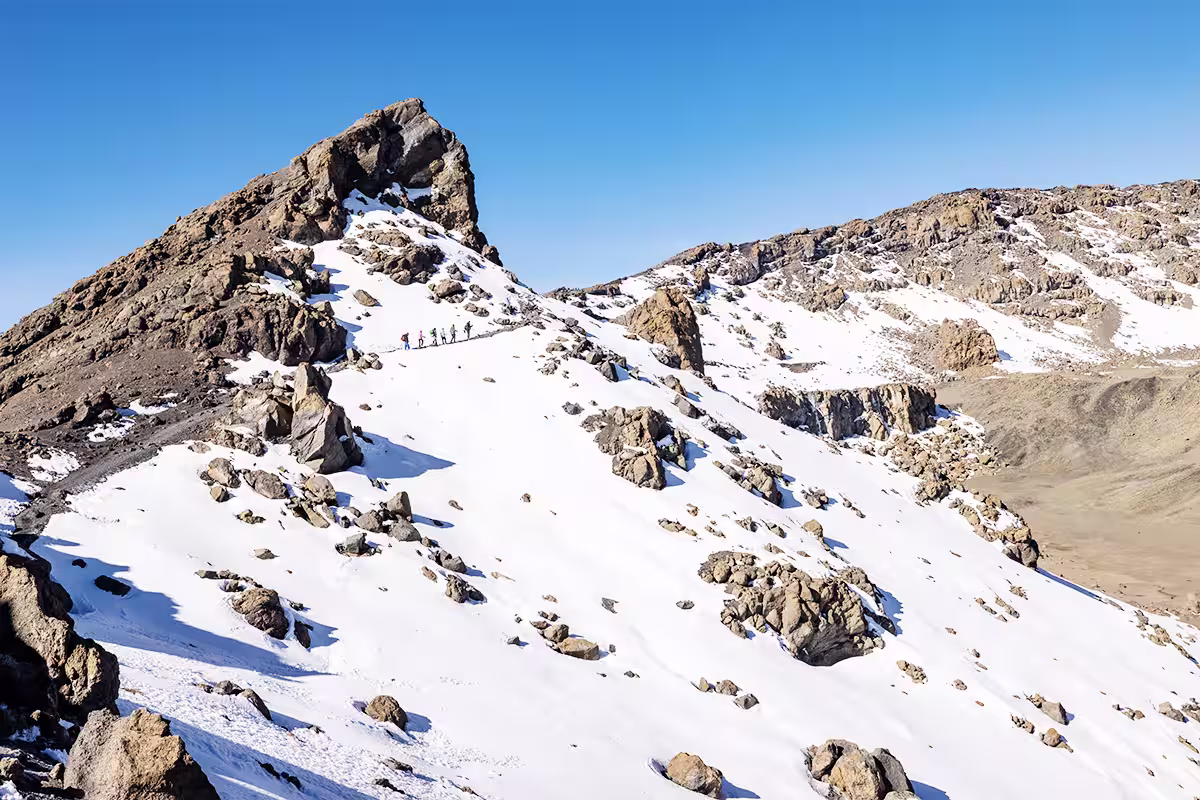 Kilimanjaro Machame route mountain camp Tanzania